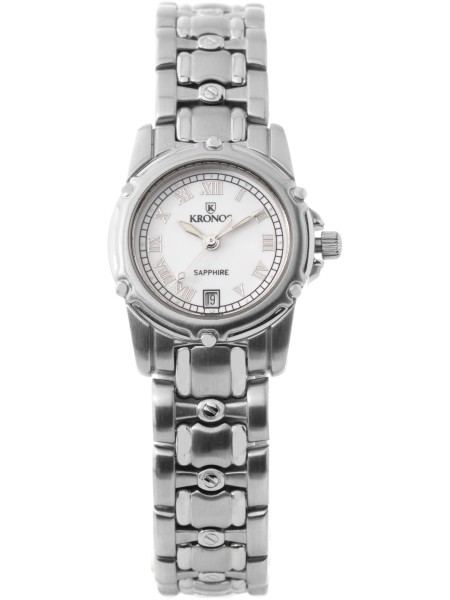 Kronos 62-301 γυναικείο ρολόι, με λουράκι stainless steel