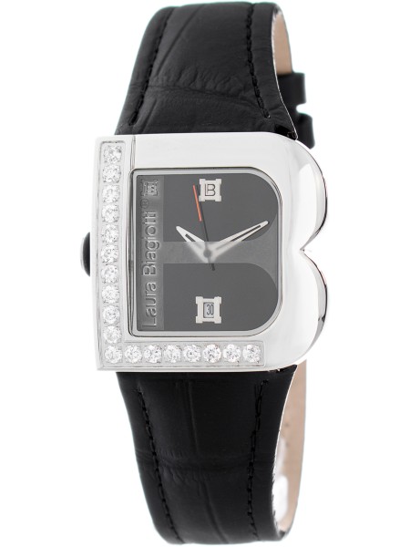 Laura Biagiotti LB0001L-01Z γυναικείο ρολόι, με λουράκι real leather