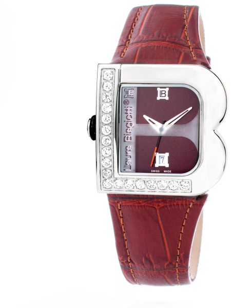 Laura Biagiotti LB0001L-10Z Relógio para mulher, pulseira de cuero real