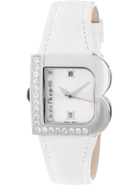 Laura Biagiotti LB0001L-BL γυναικείο ρολόι, με λουράκι real leather
