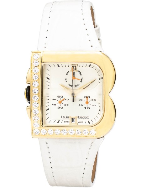 Laura Biagiotti LB0002-DO ladies' watch, real leather strap