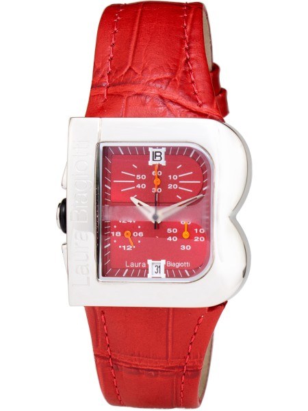Laura Biagiotti LB0002L-05 γυναικείο ρολόι, με λουράκι real leather