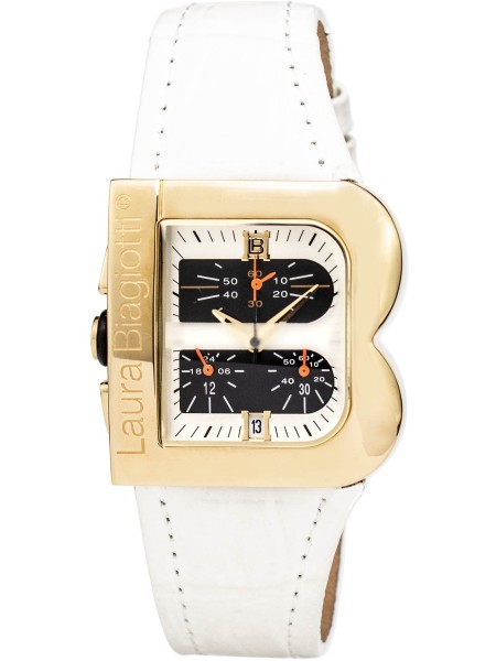 Laura Biagiotti LB0002L-08 γυναικείο ρολόι, με λουράκι real leather