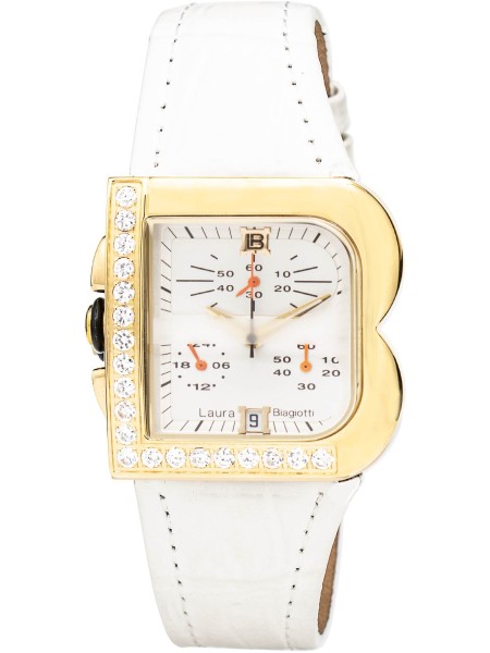 Laura Biagiotti LB0002L-08Z γυναικείο ρολόι, με λουράκι real leather