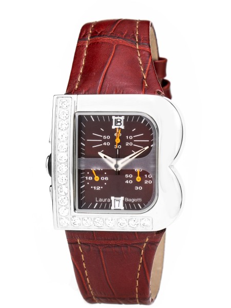 Laura Biagiotti LB0002L-10Z γυναικείο ρολόι, με λουράκι real leather