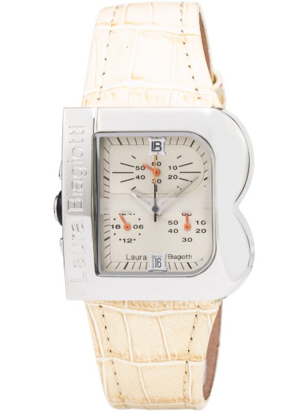 Laura Biagiotti LB0002L-11 γυναικείο ρολόι, με λουράκι real leather