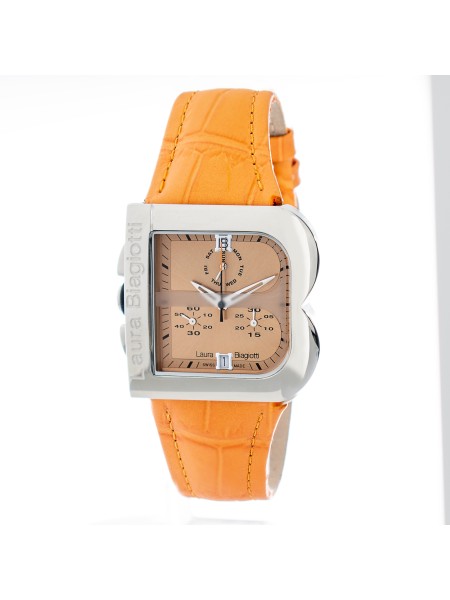 Laura Biagiotti LB0002L-NA γυναικείο ρολόι, με λουράκι real leather