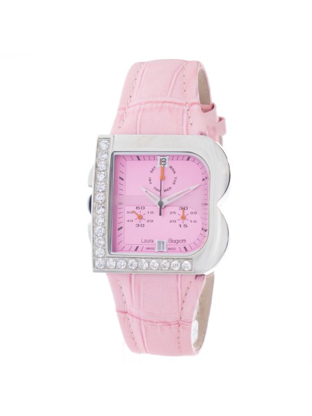 Laura Biagiotti LB0002L-RS γυναικείο ρολόι, με λουράκι real leather