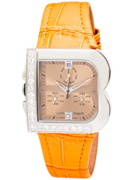 Laura Biagiotti LB0002-NA ladies' watch, real leather strap