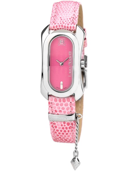 Laura Biagiotti LB0028L-ROSA Γυναικείο ρολόι, real leather λουρί