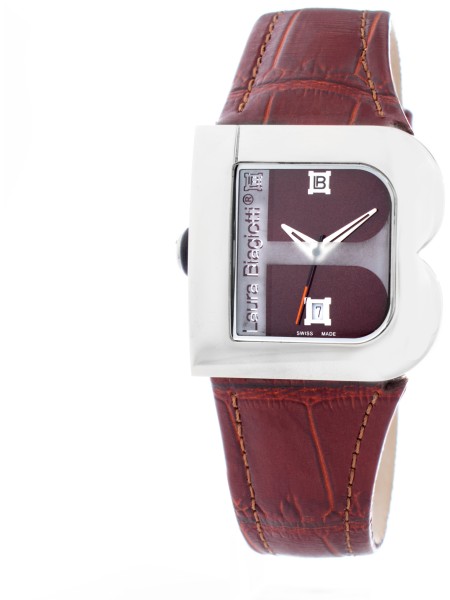 Laura Biagiotti LB0001L-MA Γυναικείο ρολόι, real leather λουρί