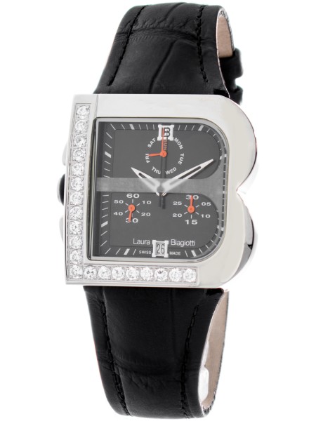 Laura Biagiotti LB0002L-NEZ dámske hodinky, remienok real leather