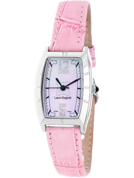 Laura Biagiotti LB0010L-ROSA ladies' watch, real leather strap