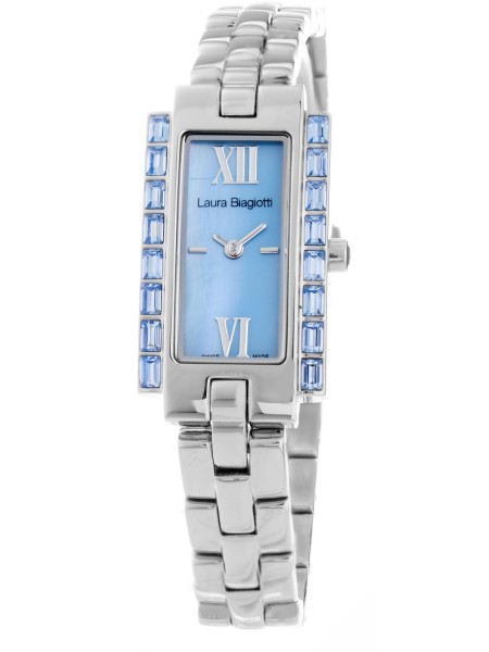 Laura Biagiotti LB0018L-AZ Relógio para mulher, pulseira de acero inoxidable