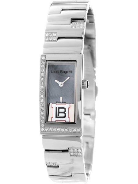 Laura Biagiotti LB0021L-AZ Relógio para mulher, pulseira de acero inoxidable