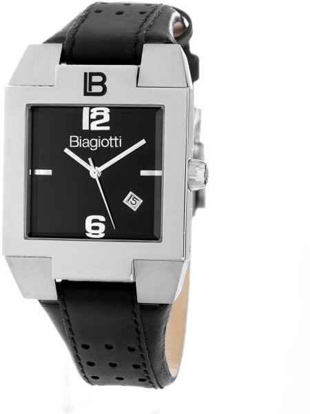 Laura Biagiotti LB0035M-01 montre pour homme, cuir véritable sangle