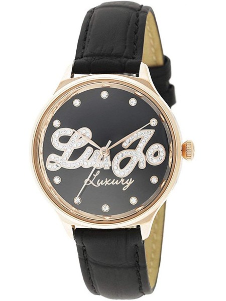 Liujo TLJ779 Relógio para mulher, pulseira de cuero real