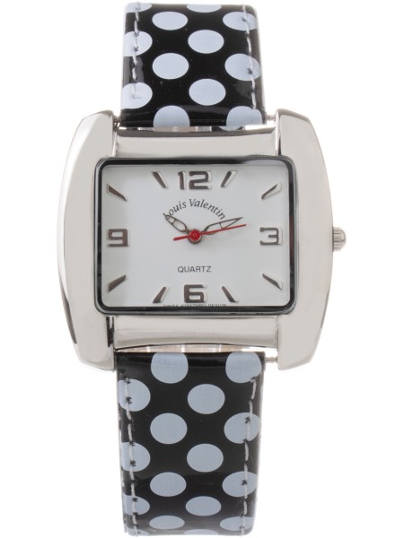 Louis Valentin LV008-NLB ladies' watch, synthetic leather strap