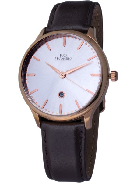 Luca Maranello AY012525-002 men's watch, cuir véritable strap