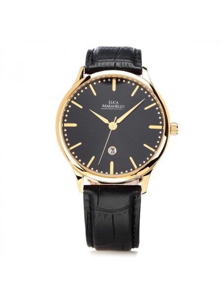 Luca Maranello AY012525-003 men's watch, cuir véritable strap