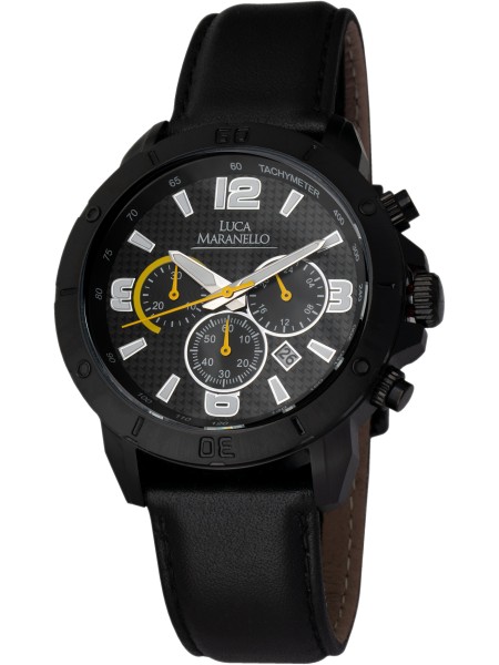 Luca Maranello AY013645-002 men's watch, cuir véritable strap