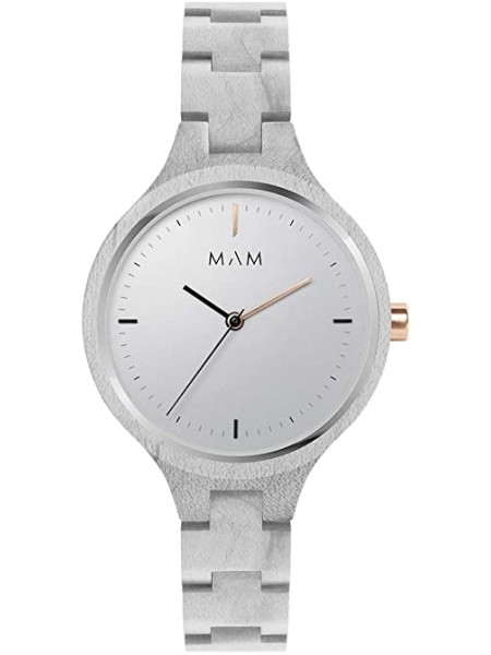 Mam MAM605 γυναικείο ρολόι, με λουράκι wood