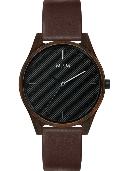 Mam MAM620 ladies' watch, real leather strap