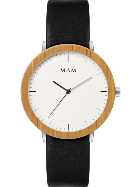Mam MAM624 ladies' watch, real leather strap