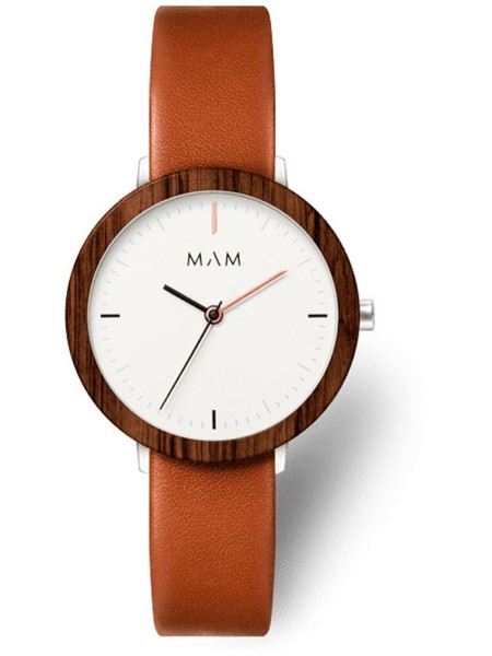 Mam MAM637 ladies' watch, real leather strap