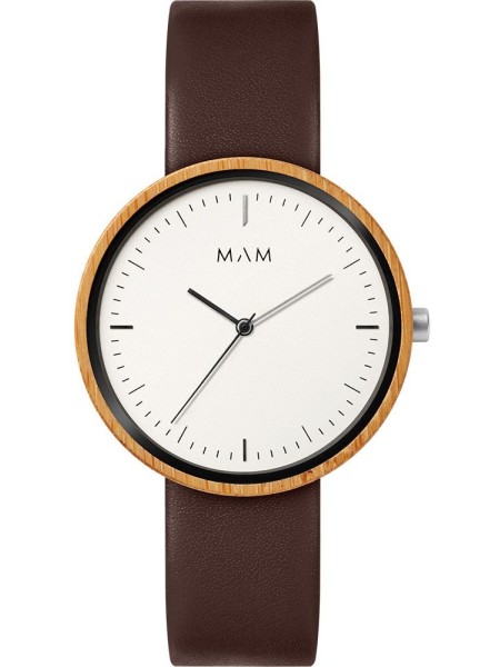 Mam MAM650 ladies' watch, real leather strap
