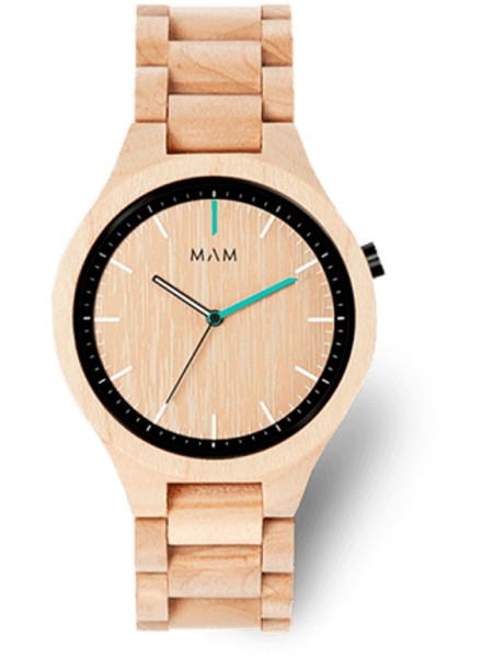 Mam MAM698 Relógio para mulher, pulseira de madera