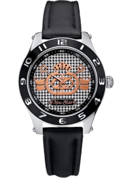 Marc Ecko E09502M1 Γυναικείο ρολόι, real leather λουρί