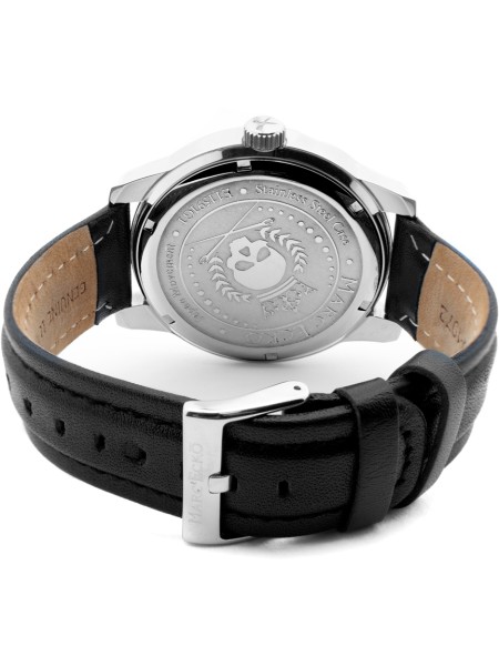 Marc Ecko E11591G1 men's watch, cuir véritable strap