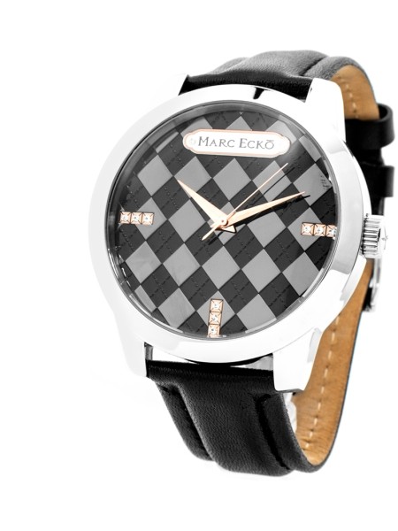 Marc Ecko E11591G1 Herrenuhr, real leather Armband