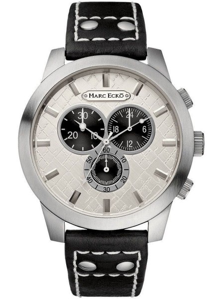 Marc Ecko E14539G1 men's watch, real leather strap