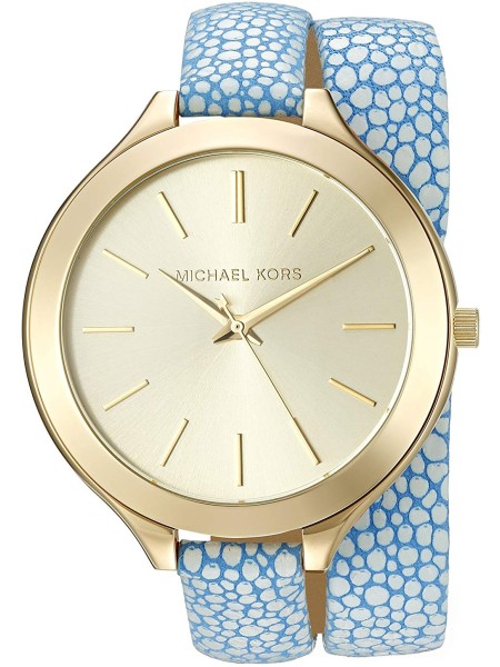 Michael Kors MK2478 Relógio para mulher, pulseira de cuero real
