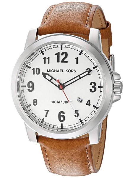 Michael Kors MK8531 herenhorloge, echt leer bandje