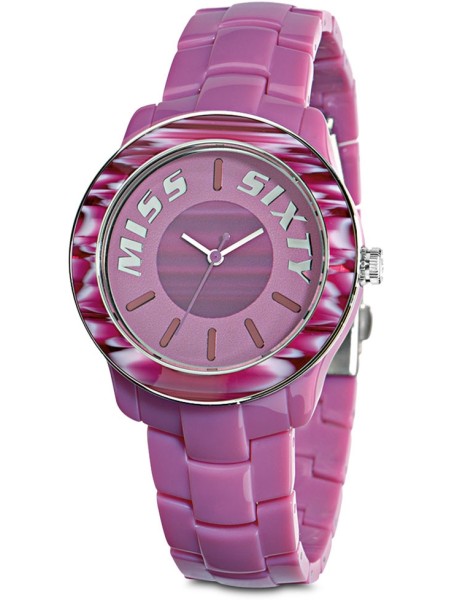 Miss Sixty R0753122502 Relógio para mulher, pulseira de resina