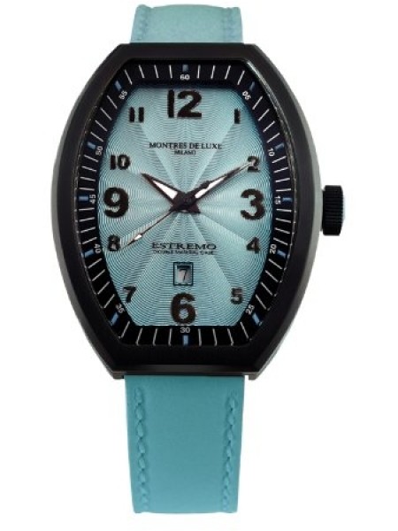 Montres De Luxe 09EX-L8301 ladies' watch, real leather strap