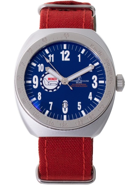Montres De Luxe 09MON-ALKZBLU ladies' watch, textile strap