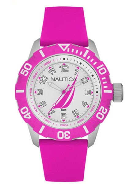 Nautica NAI08514G men's watch, caoutchouc strap