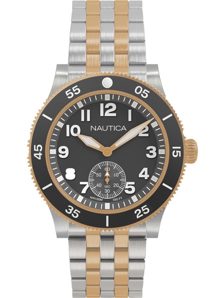 Nautica NAPHST004 men's watch, stainless steel strap