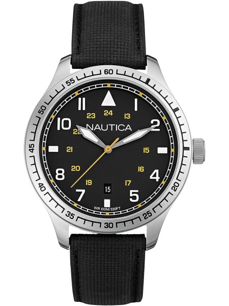 Nautica A10097G Herrenuhr, nylon Armband