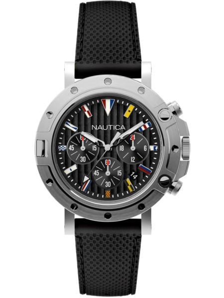 Nautica NAD17527G men's watch, stainless steel strap