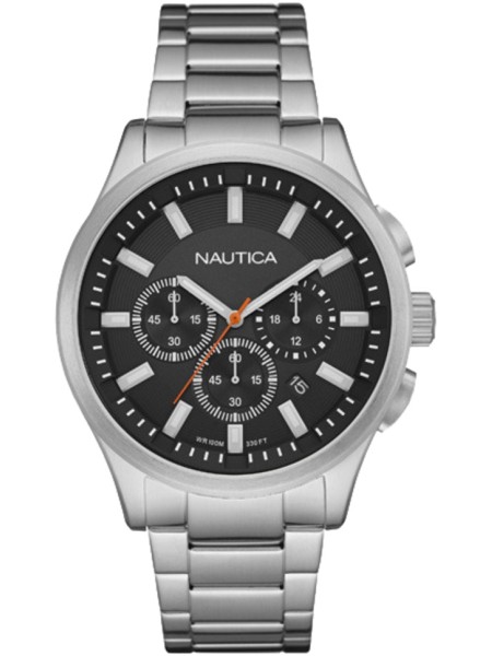 Nautica NAI19532G men's watch, acier inoxydable strap
