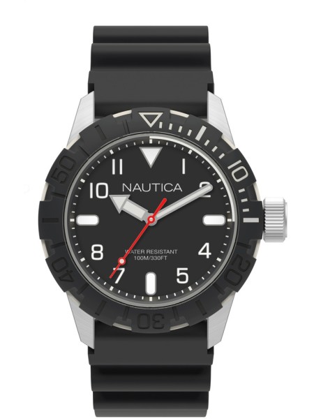 Nautica NAD09519G men's watch, silicone strap