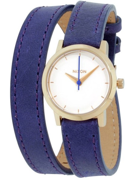 Nixon A403-1675-00 ladies' watch, real leather strap