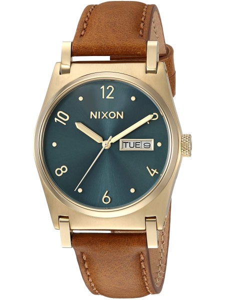 Nixon A9552626 ladies' watch, real leather strap