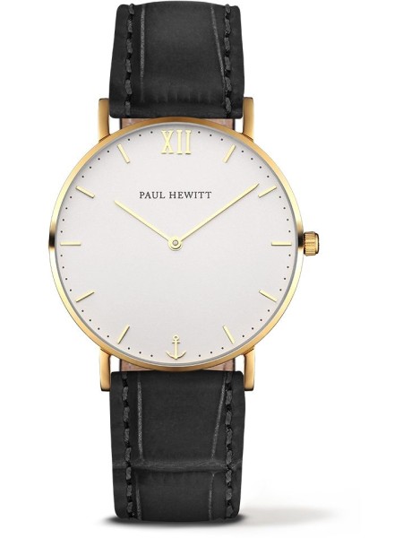 Paul Hewitt PHSAGSMW15S ladies' watch, real leather strap