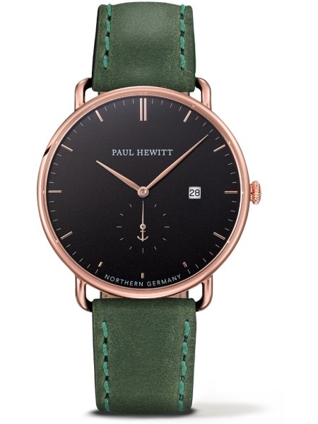 Paul Hewitt PHTGARB12S men's watch, cuir véritable strap